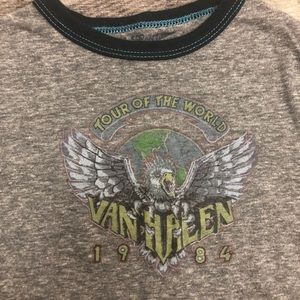 Van Halen 1984 Tour of the World kids tee 4T